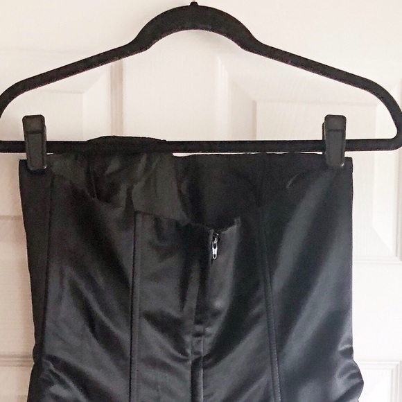 NWOT Scott McClintock Black Strapless Gown sz 10 - Picture 4 of 4